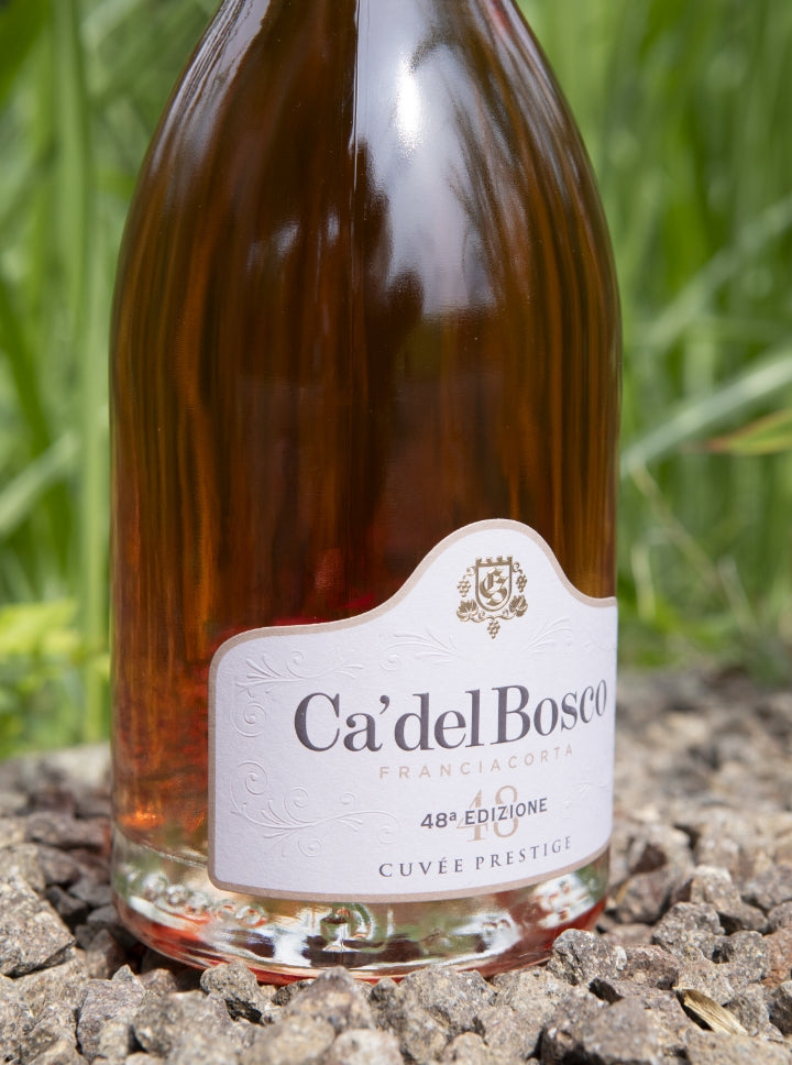 6 calici Riedel + Cuvée Prestige Rosé Edizione 48 1,5 lt