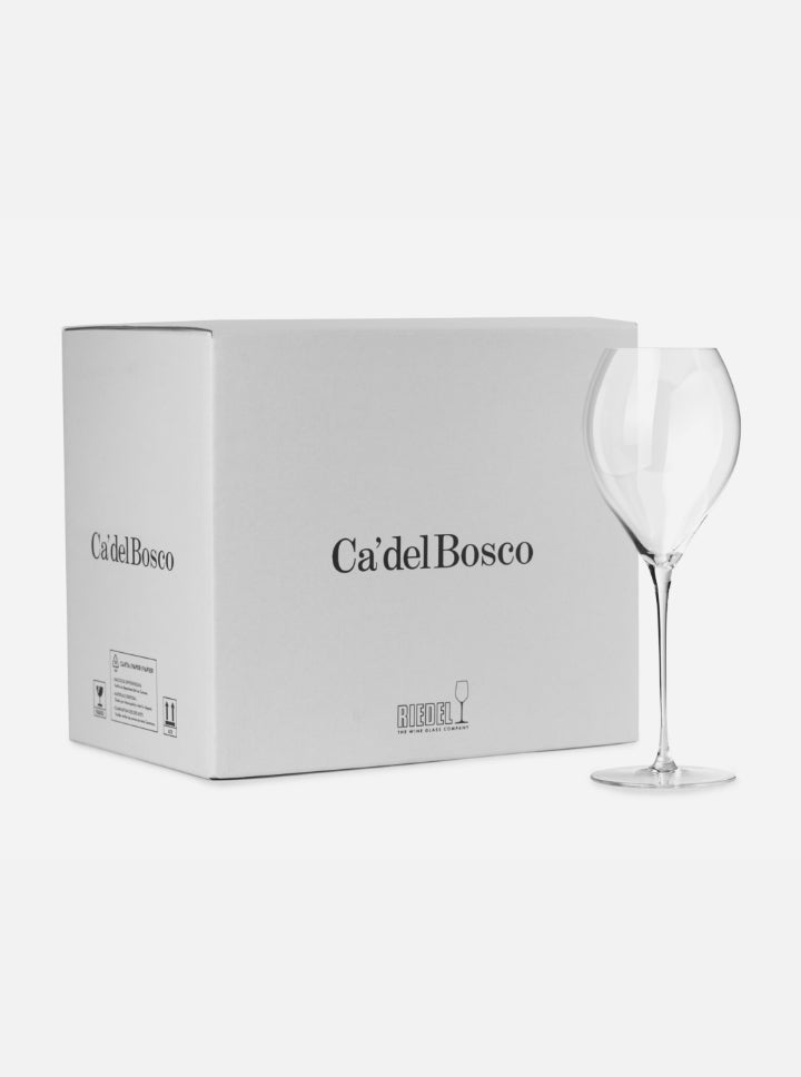 6 calici Riedel + Cuvée Prestige Rosé Edizione 48 1,5 lt